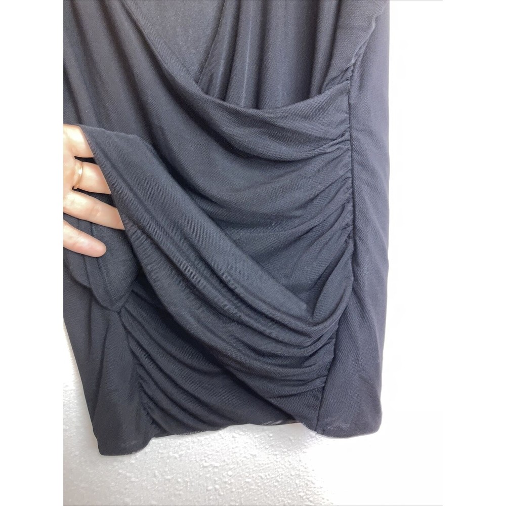 INC International Concepts Black Mesh sleeveless Top Medium New With Tags - Picture 3 of 3